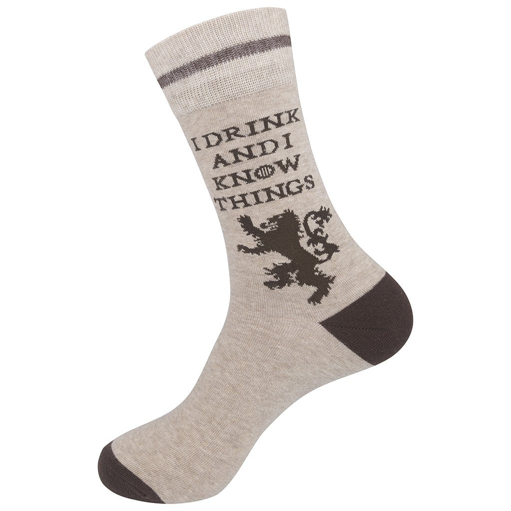 I Drink & I Know Things Socks