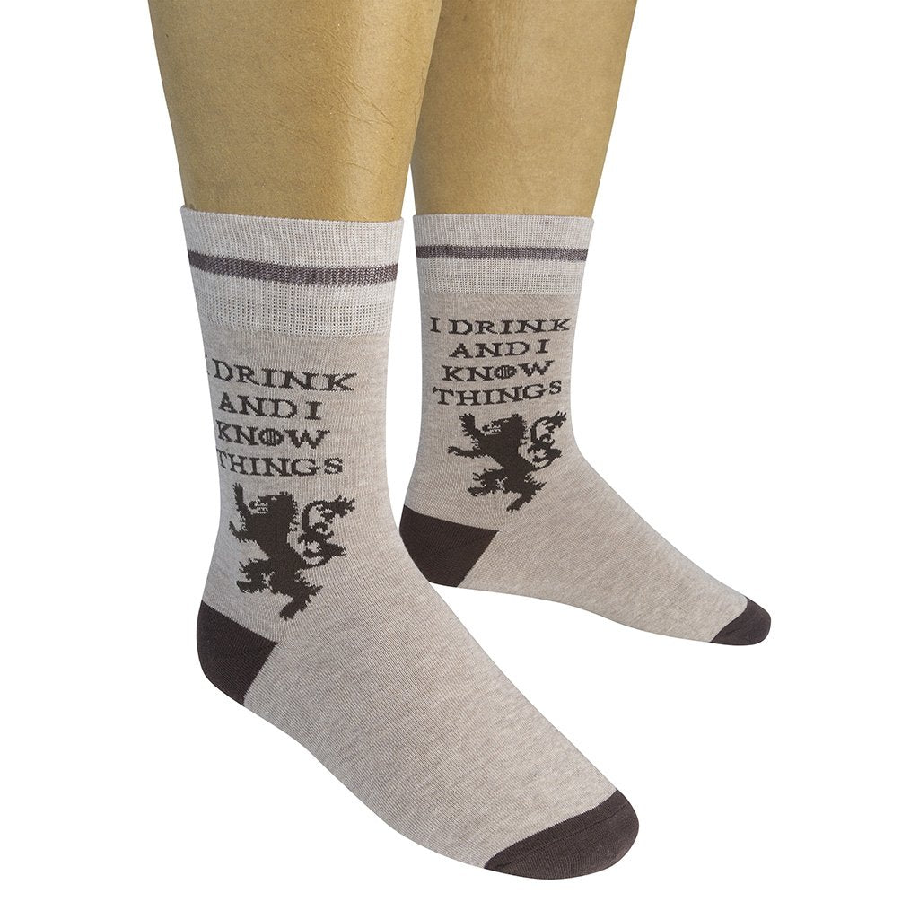 I Drink & I Know Things Socks