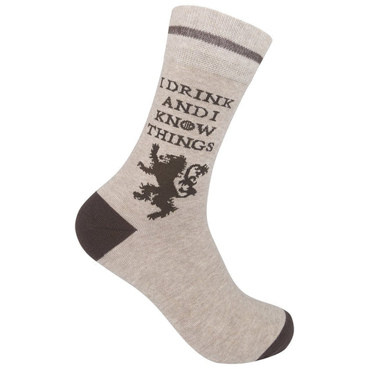 I Drink & I Know Things Socks