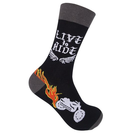 Live to Ride, Ride To Live Motorcycle Socks