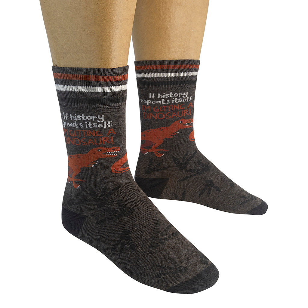 If History Repeats Itself I'm Getting a Dinosaur Socks