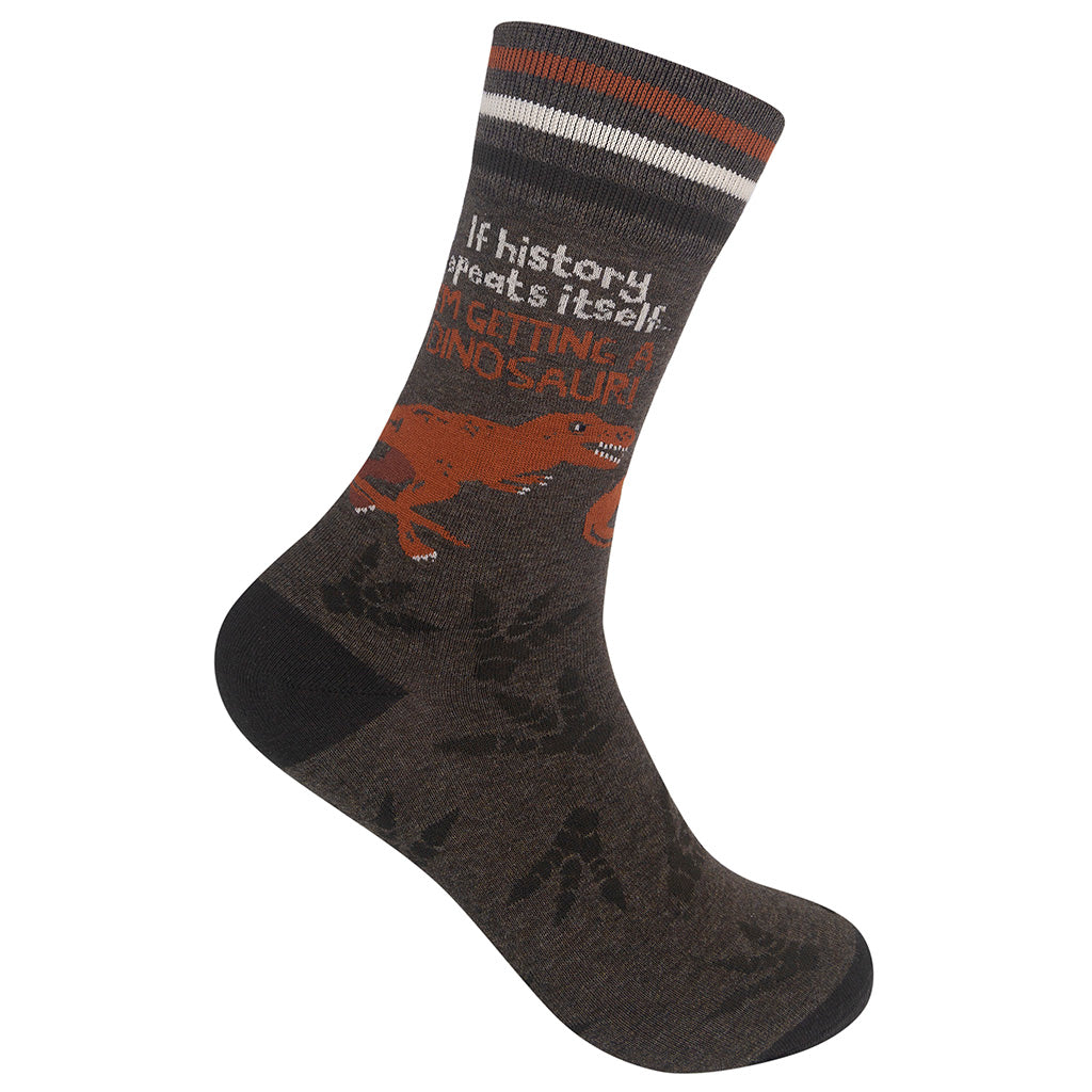 If History Repeats Itself I'm Getting a Dinosaur Socks