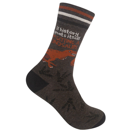 If History Repeats Itself I'm Getting a Dinosaur Socks