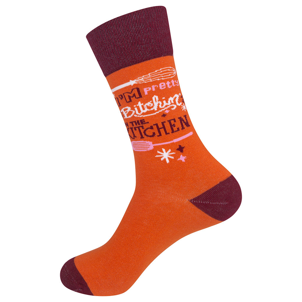 I'm Pretty Bitchin' in the Kitchen Socks