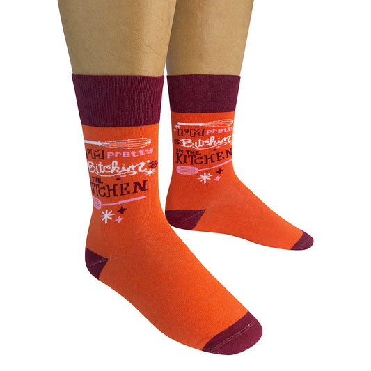 I'm Pretty Bitchin' in the Kitchen Socks