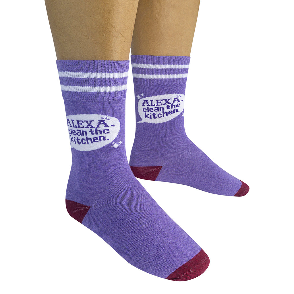 Alexa, Clean the Kitchen Socks