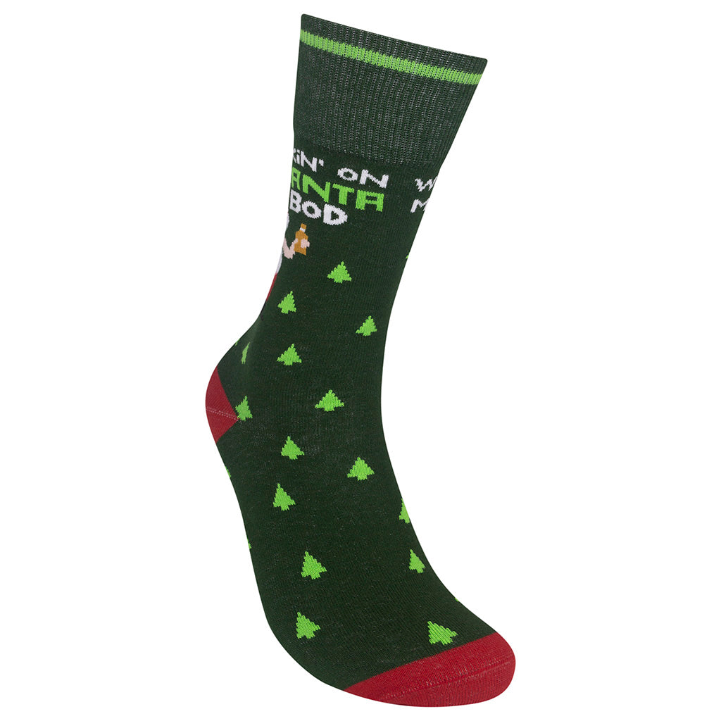 Workin' On My Santa Bod Socks