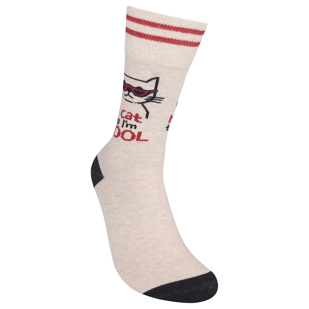 My Cat Thinks I'm Cool Socks
