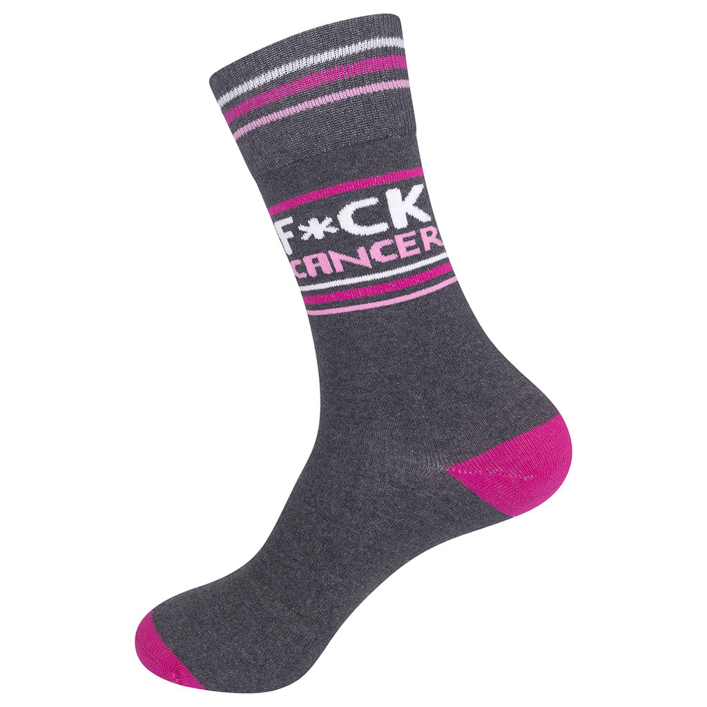F*ck Cancer - Pink Socks