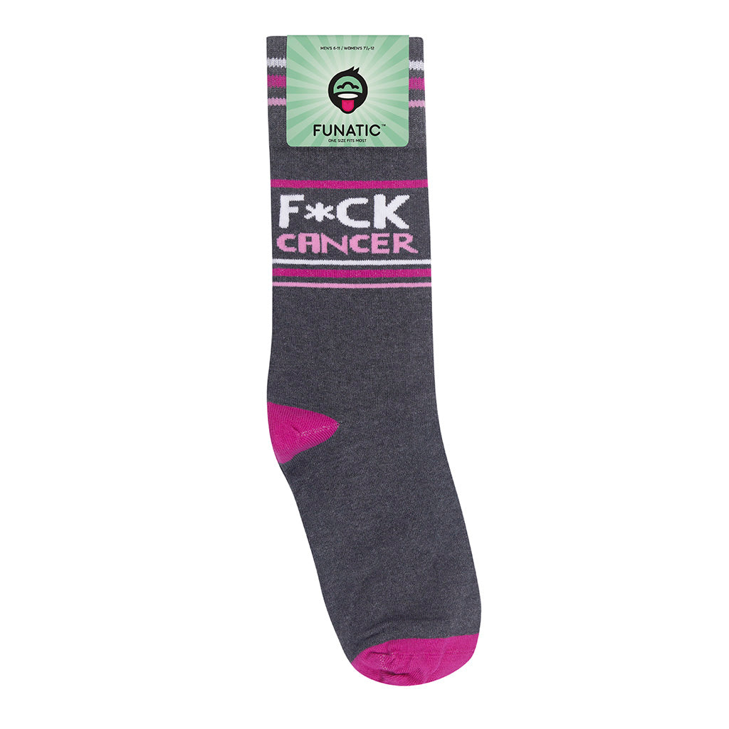 F*ck Cancer - Pink Socks