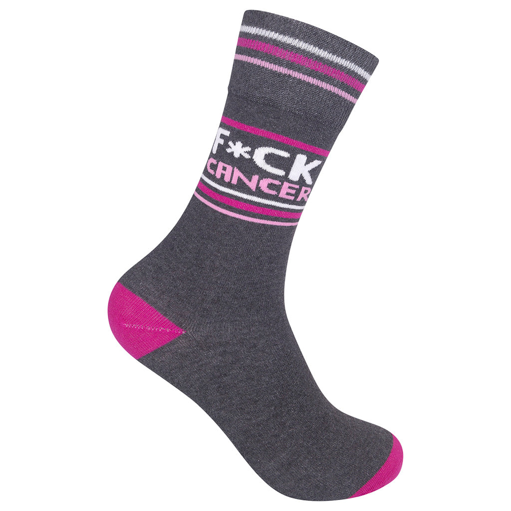 F*ck Cancer - Pink Socks