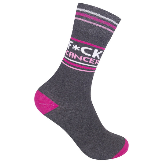 F*ck Cancer - Pink Socks