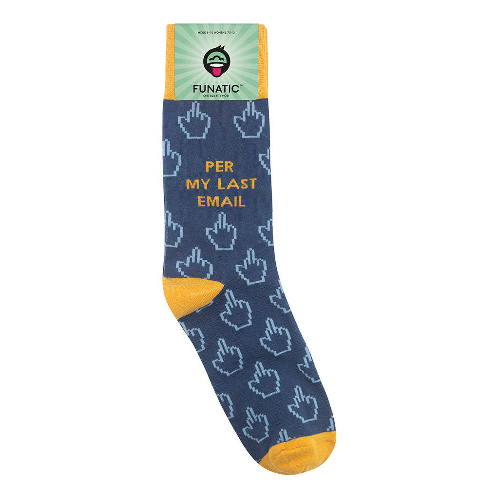 Per My Last Email Socks