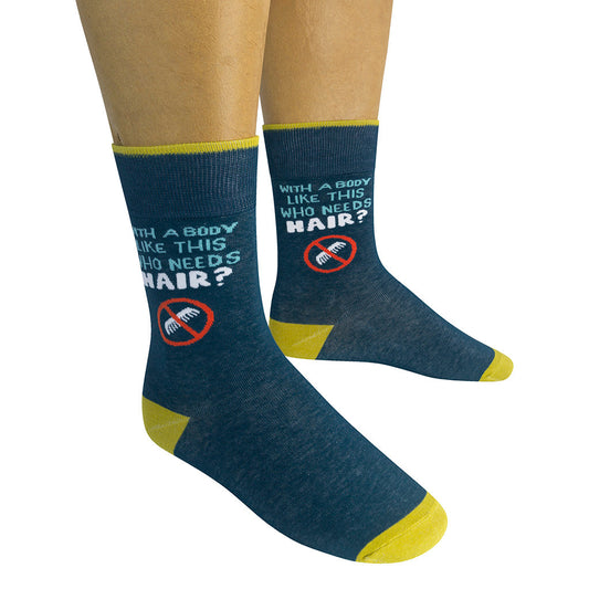 With A Body Like This Who Needs Hair Socks