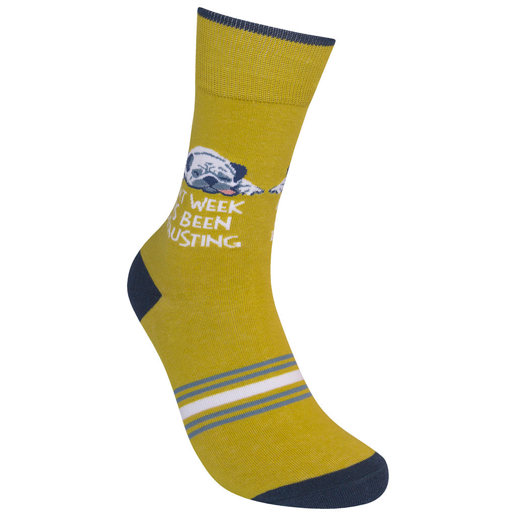 Next Week Has Been Exhausting Socks