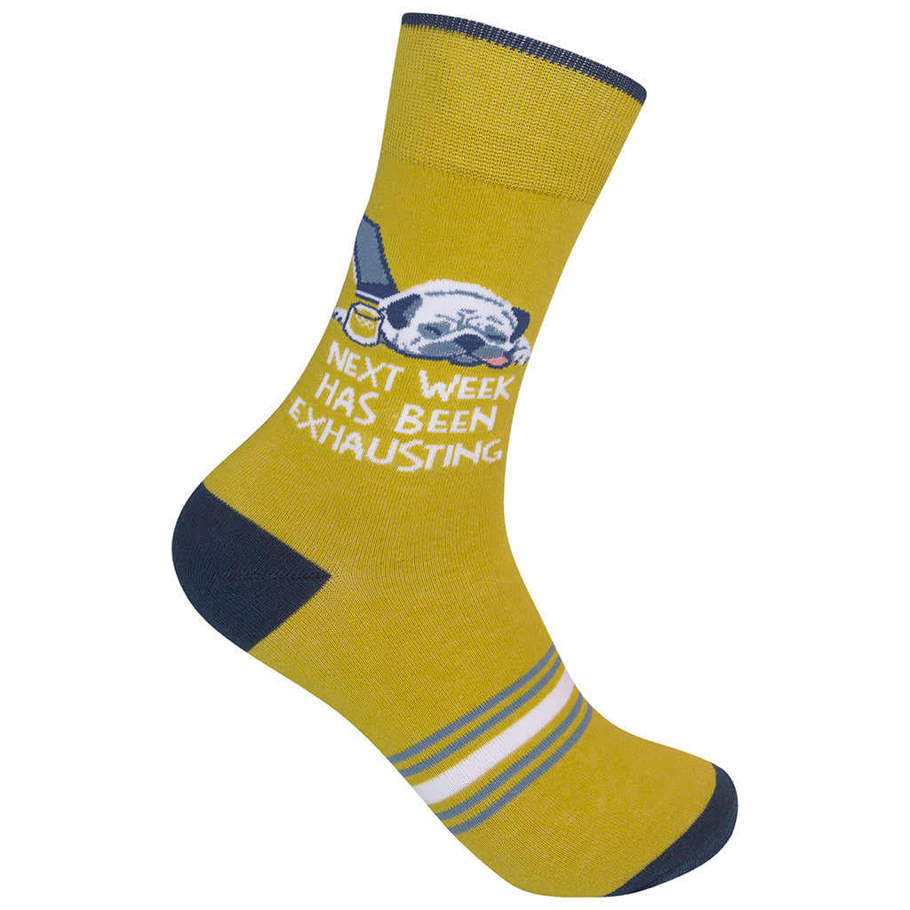 Next Week Has Been Exhausting Socks