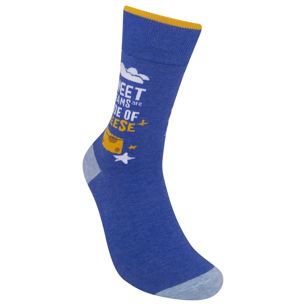 Sweet Dreams Are Made Of Cheese Socks