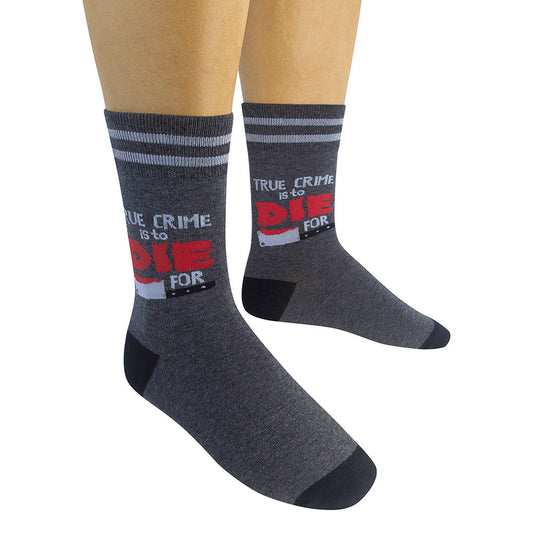 True Crime Is To Die For Socks