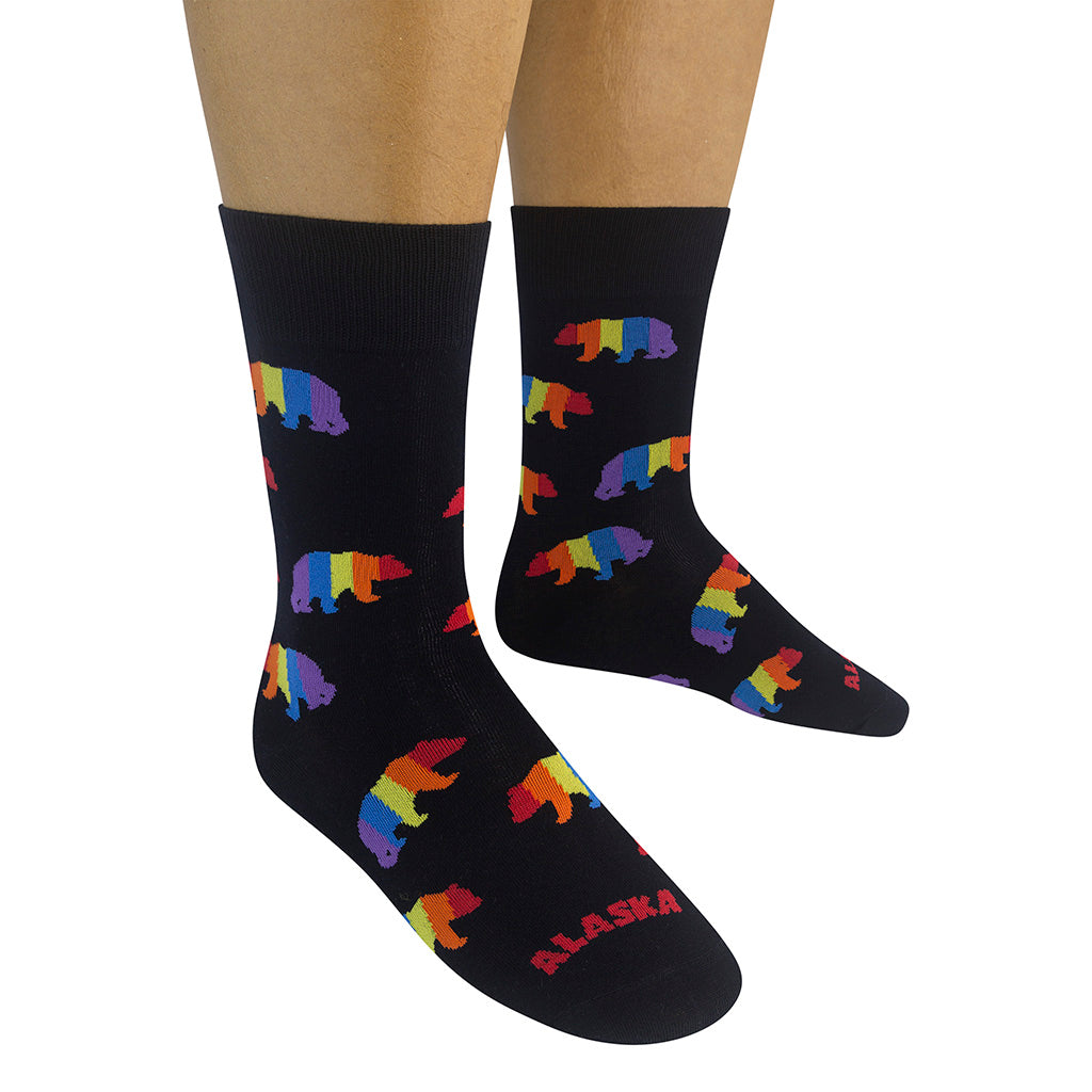 Rainbow Bears Socks
