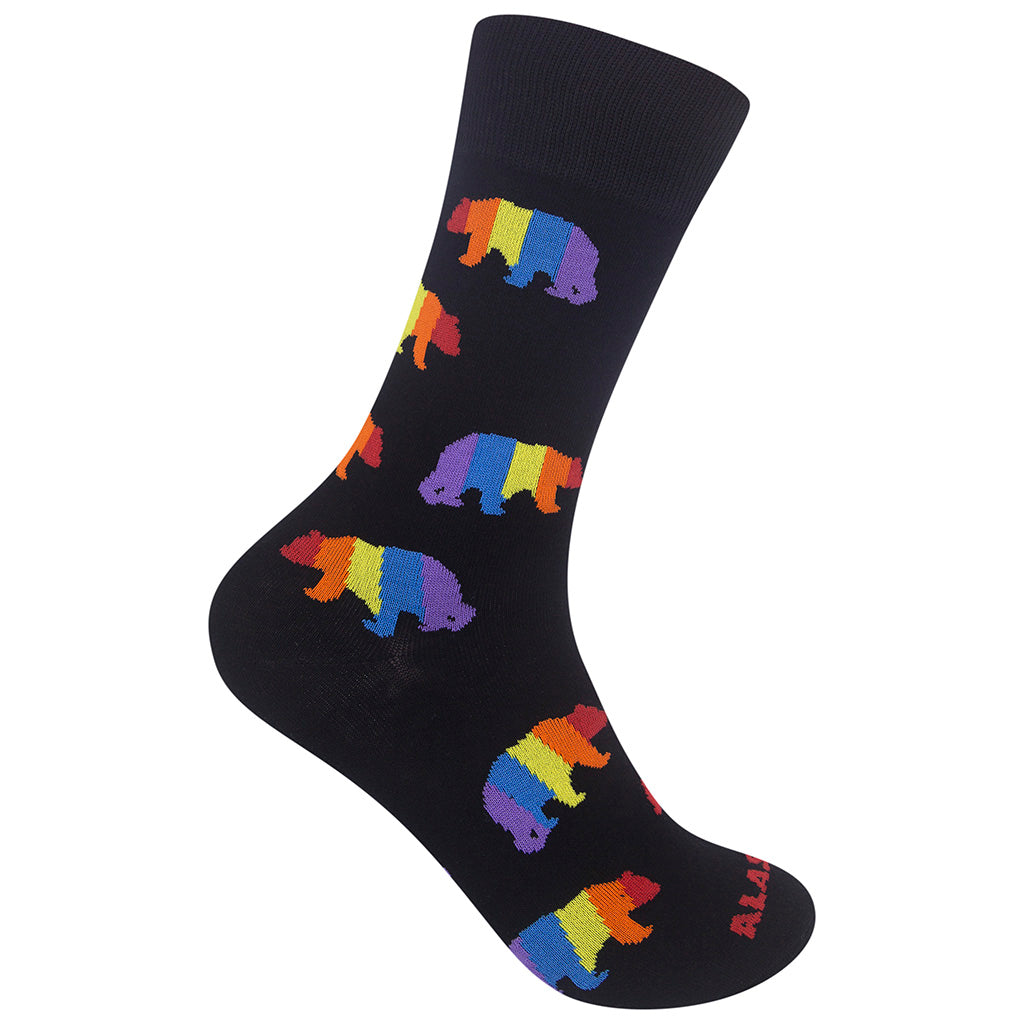 Rainbow Bears Socks