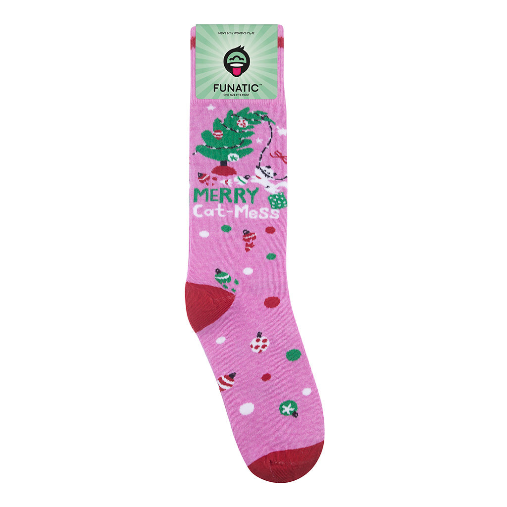Merry Cat-mess Socks