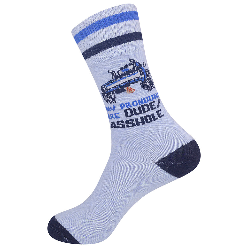My Pronouns are Dude/Asshole Socks