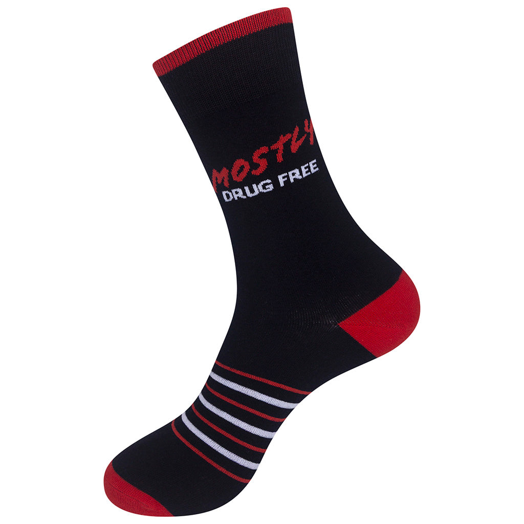 Mostly Drug Free Socks