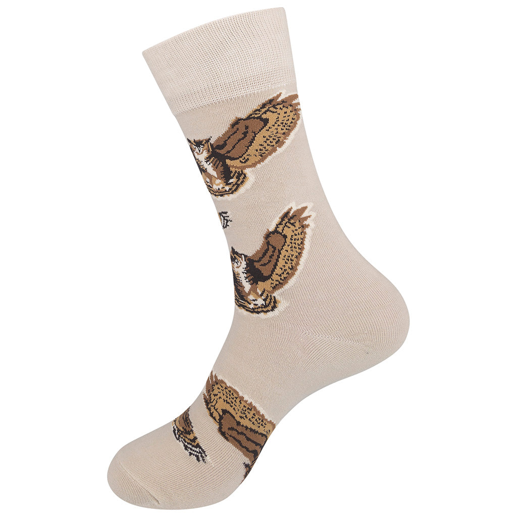 Great Horned Owl Socks