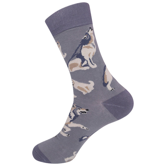 Gray Wolf Socks