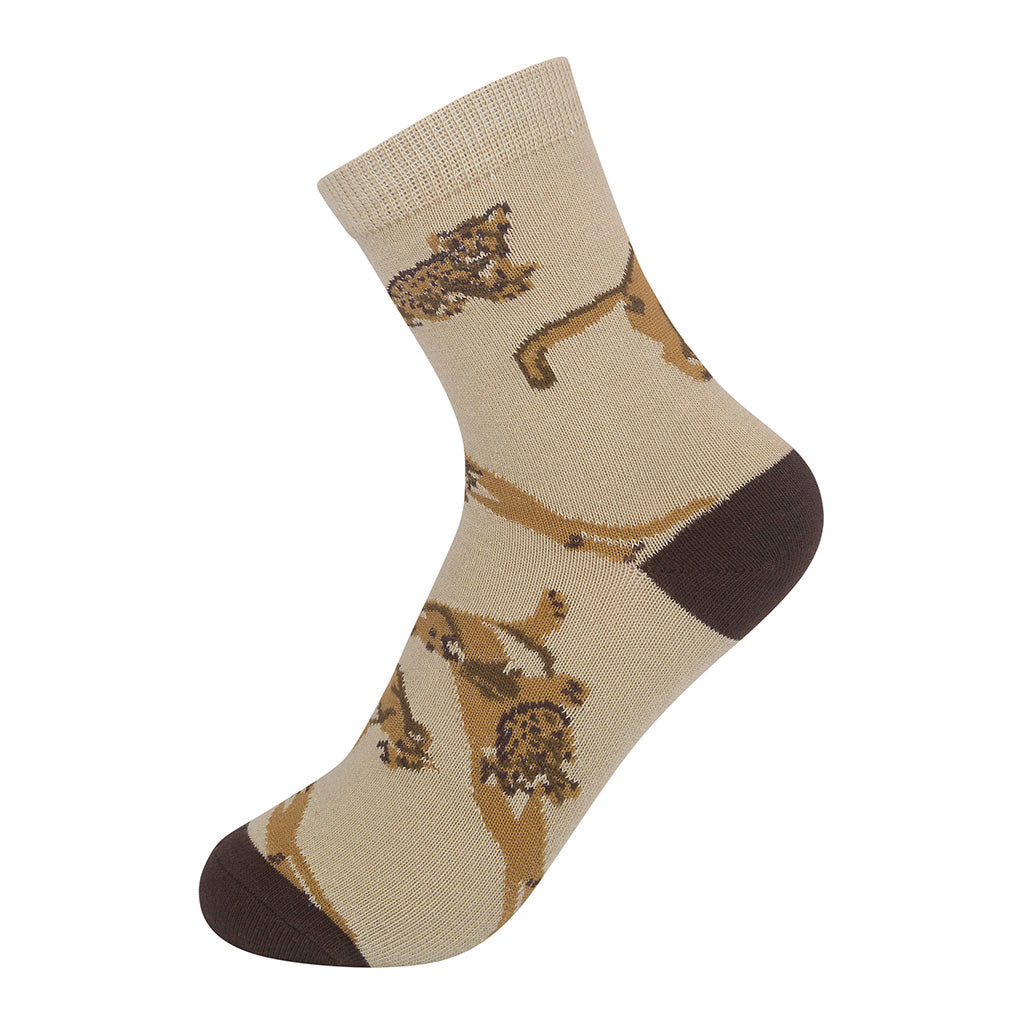 Cougar/Mtn Lion/Panther Kids 7-10yrs Socks