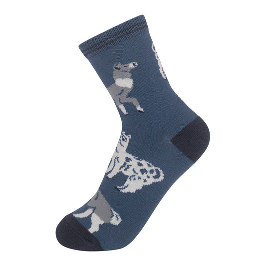 Llama Kids 7-10yrs Socks