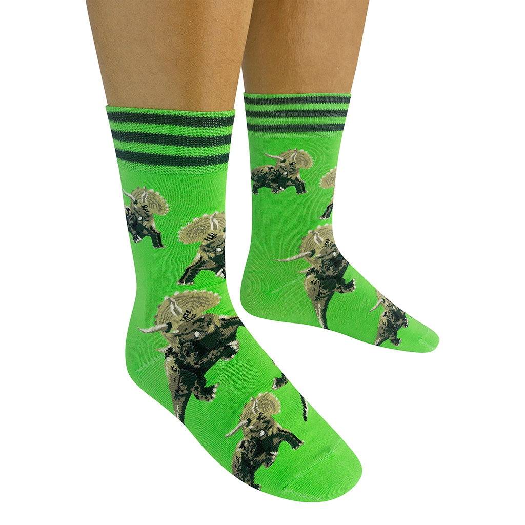 Triceratops Socks
