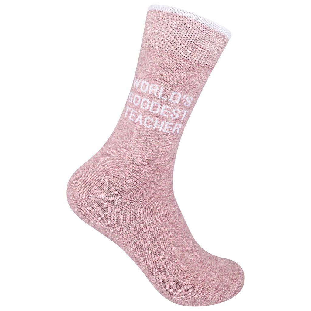 World's Goodest Teacher Socks