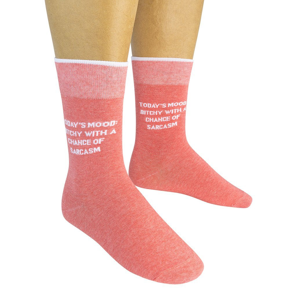 Today's Mood: Bitchy With A Chance Of Sarcasm Socks