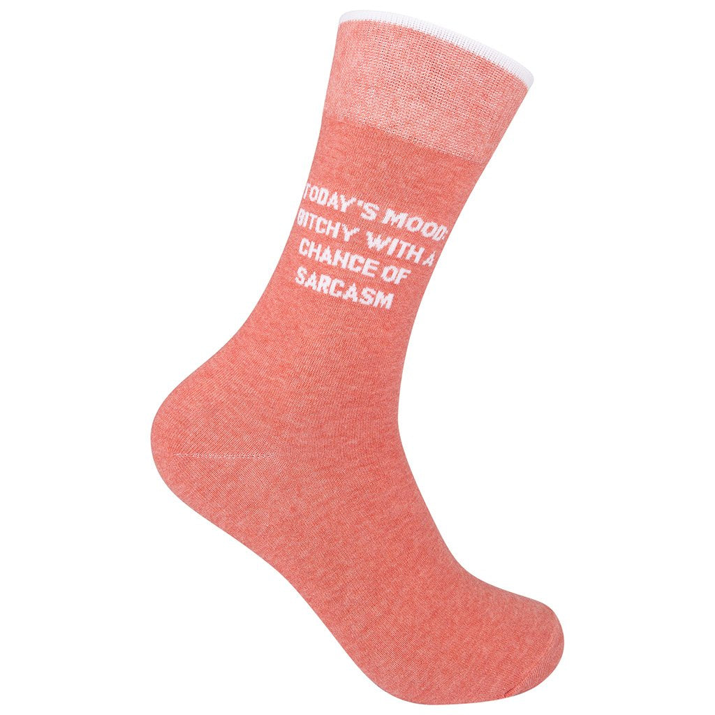 Today's Mood: Bitchy With A Chance Of Sarcasm Socks