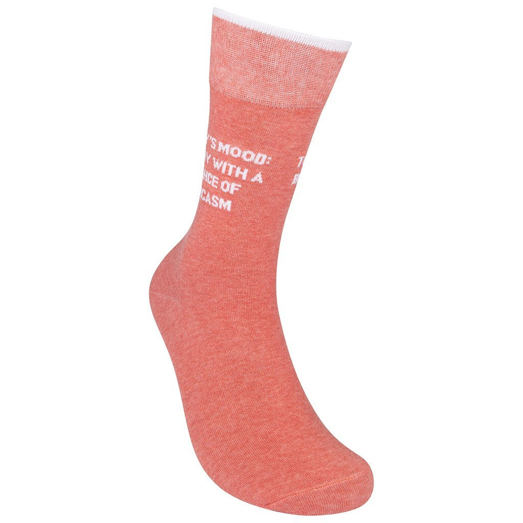 Today's Mood: Bitchy With A Chance Of Sarcasm Socks