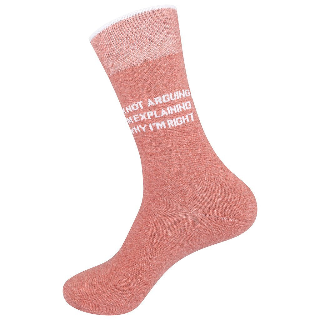 I'm Not Arguing, I'm Explaining Why I'm Right Socks