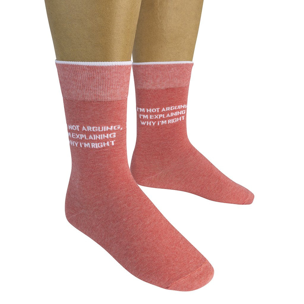 I'm Not Arguing, I'm Explaining Why I'm Right Socks