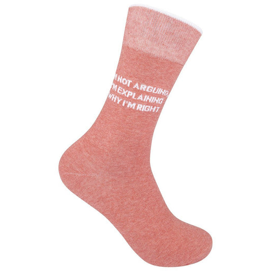 I'm Not Arguing, I'm Explaining Why I'm Right Socks