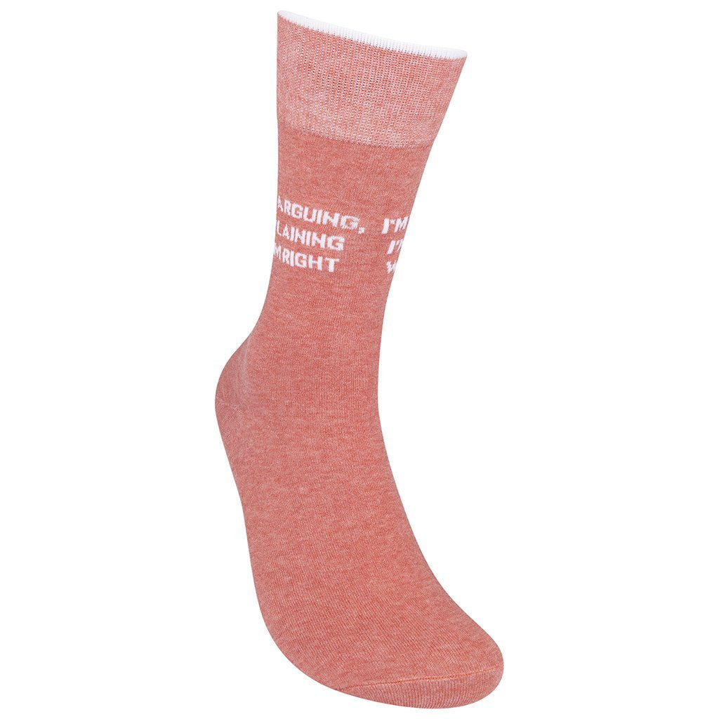 I'm Not Arguing, I'm Explaining Why I'm Right Socks