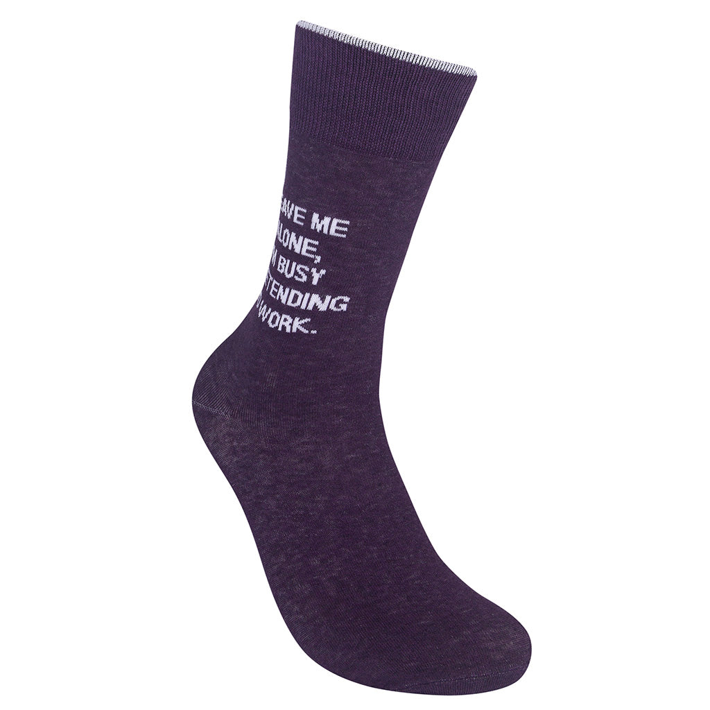 Leave Me Alone, I'm Busy Pretending To Work Socks