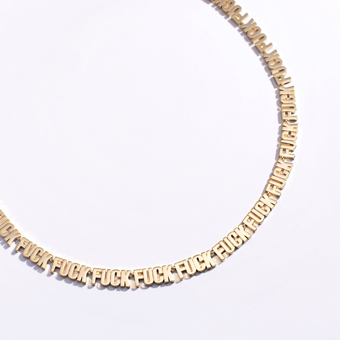 Fuck Fuck Fuck Chain Necklace