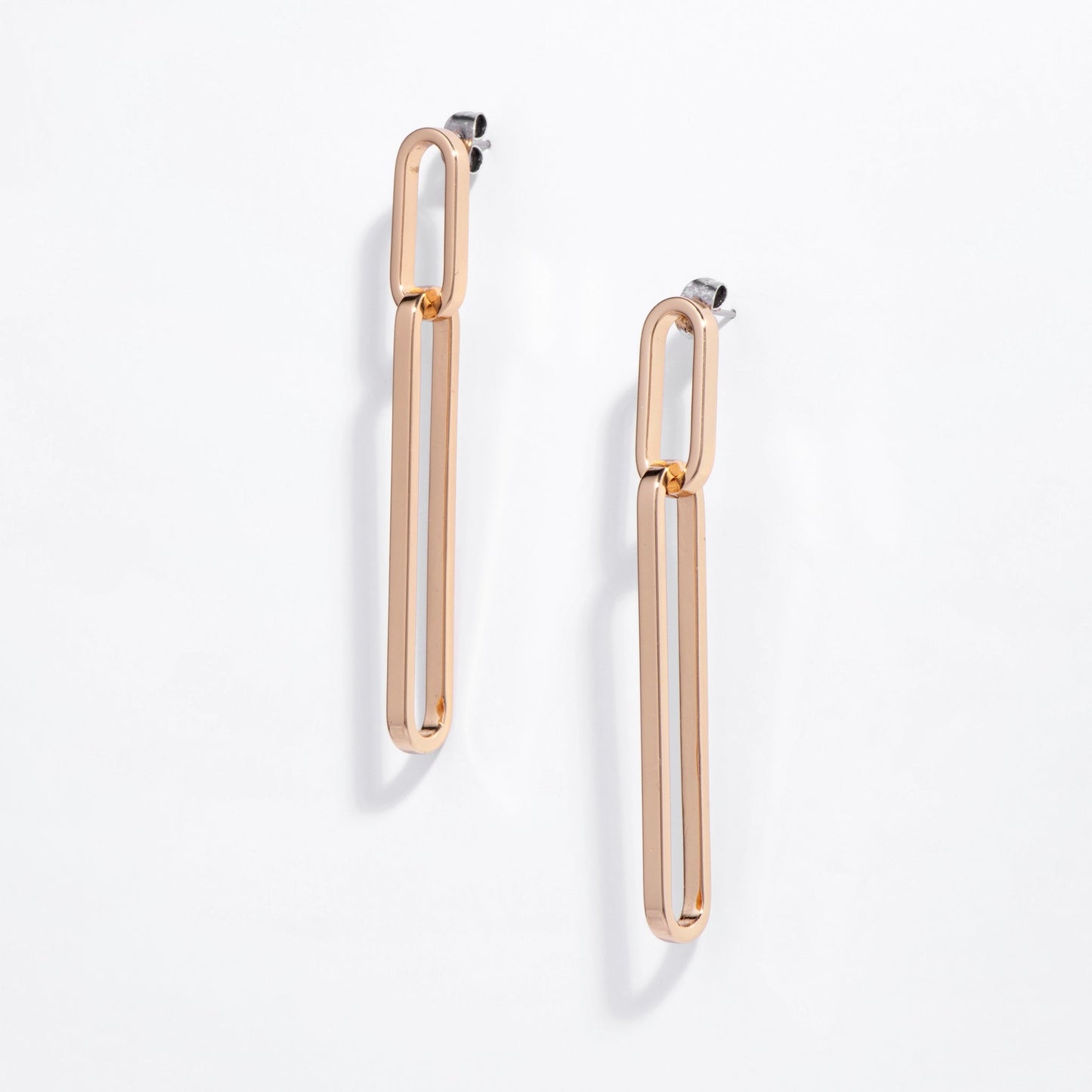 Paperclip Drop Earrings