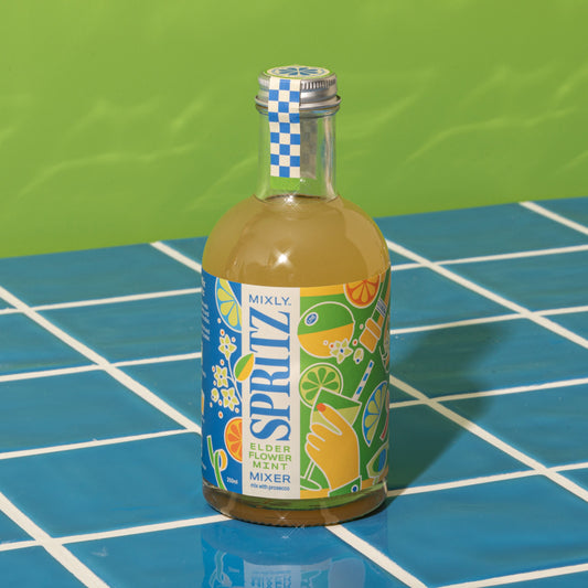 Elderflower Mint Spritz | Non Alcoholic Cocktail & Mocktail Mixer