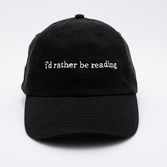I'd Rather Be Reading Baseball Hat