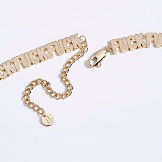 Fuck Fuck Fuck Chain Necklace