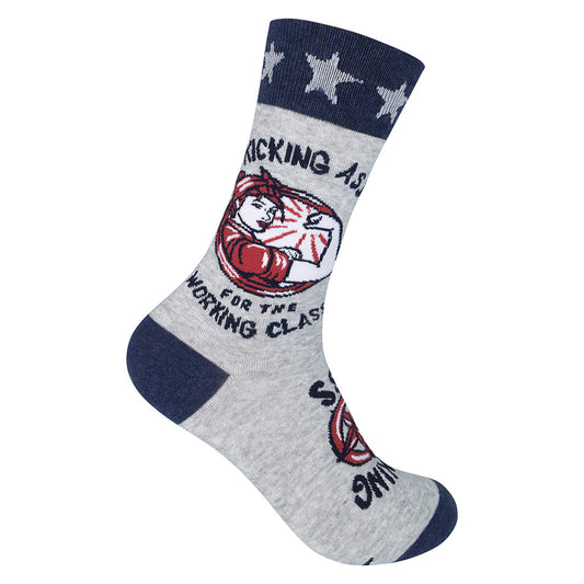 Adam Turman "Kicking Ass for the Working Class" Socks