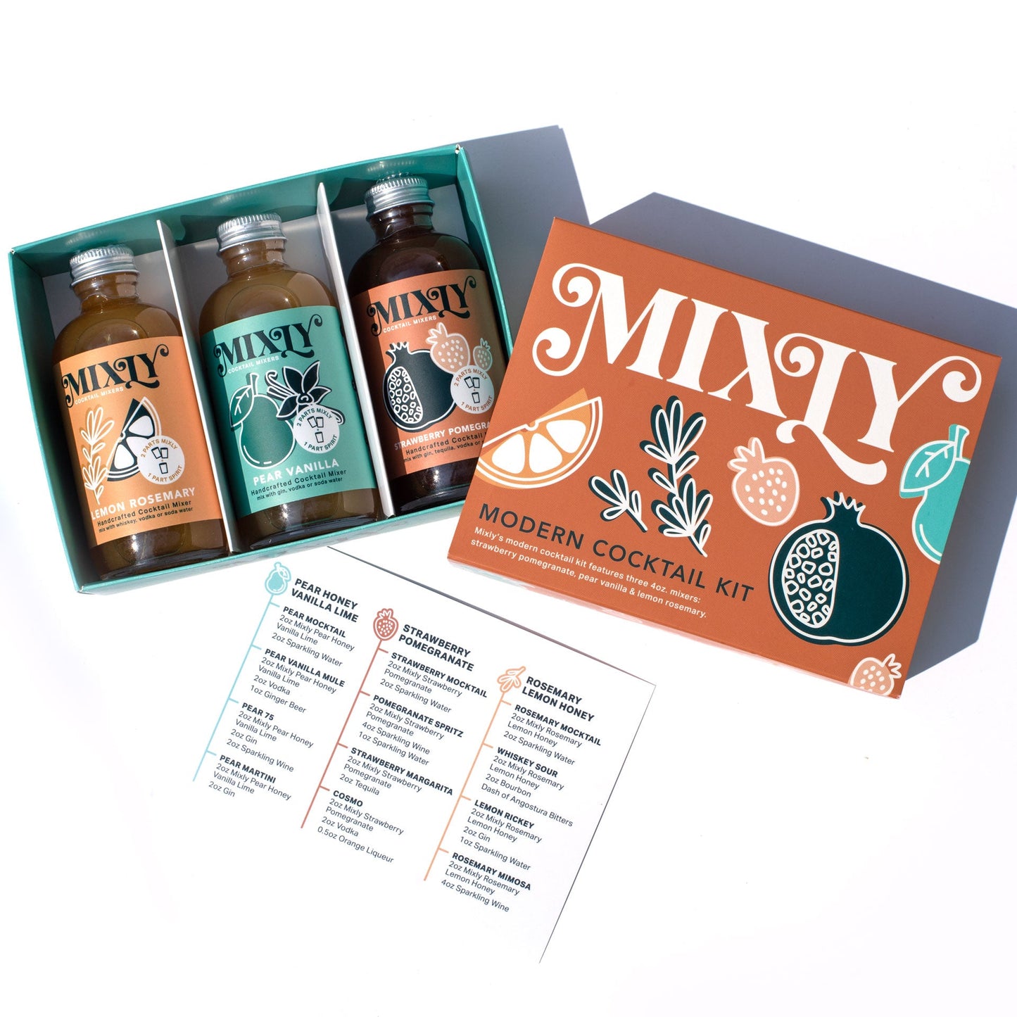 Modern Cocktail Mixer Set | Non Alcoholic Cocktail or Mocktail Mixer Gift Kit