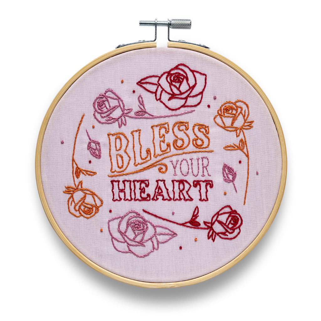 Bless Your Heart Embroidery Kit