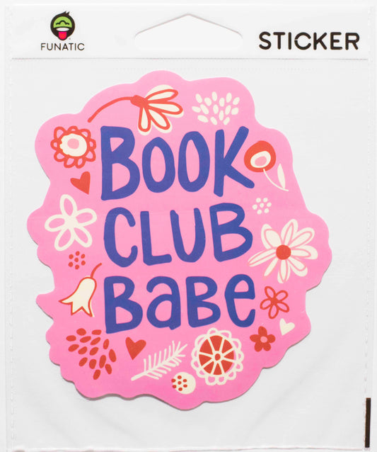 Book Club Babe Sticker